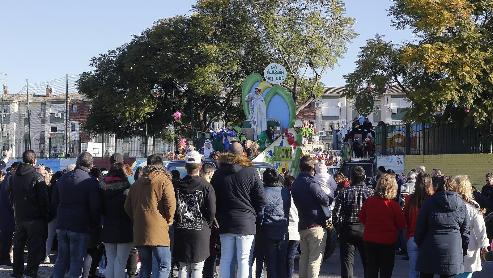 Ausencia de incidencias en las 21 cabalgatas de Reyes Magos que recorren los distintos barrios Sevilla